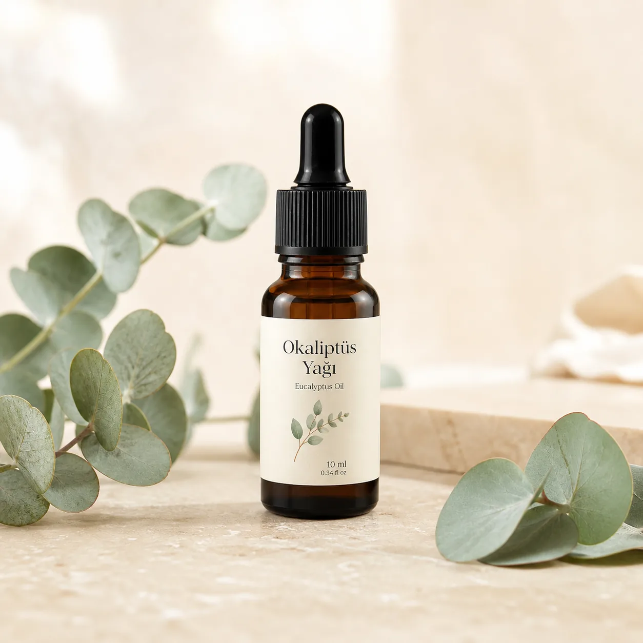 Okaliptüs yağı kutusuz 10 ml şişe
