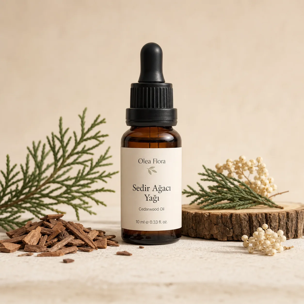 Sedir ağacı yağı kutusuz 10 ml şişe